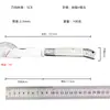 Cuchillo Plegable de Acero Inoxidable en Stock para Acampar y Defensa Personal, Portátil Multifuncional de Alta Dureza Exquisito Cuchillo Plegable para Fruta para Exteriores