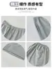 Pantalones Deportivos Grises de Tres Cuartos con Puño para Mujer, Verano Delgados de Cintura Alta Rectos Holgados Estilo Perezoso, para Caminar y Uso Casual, Pantalones de Pierna Ancha de Longitud Media