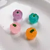 Materiais de Decoração de Halloween Abóbora Demônio Resina Pequenos Enfeites Abóbora Luminosa Milho Acessórios de Joias DIY