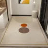 Tapetes de Chão de Couro Modernos e Simples, Tapetes de Entrada de Alto Padrão, Tapetes de Entrada Laváveis e Limpáveis Podem Ser Enviados em Nome de Terceiros