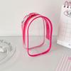 Bolsa de Armazenamento para Boneca 3D de Menina 10cm Grande Cor de Doce Transparente Bolsa de Bebê Pingente de Estudante Bolsa de Dor