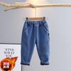 Novo inverno para meninos com forro de lã engrossado 0-5 anos de idade colete quente para meninos terno infantil menino 3 peças moda