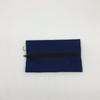 Bolsa de lona de algodão em branco para material de papelaria longa DIY pintada à mão com zíper estilo coreano bolsa de armazenamento simples para material de papelaria atacado