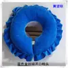 Almohada Larga para Salón de Belleza, Almohada en Forma de O, Almohada con Agujero para Cabecera, Almohada Facial Redonda, Extraíble y Lavable, Venta Directa del Fabricante