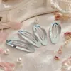 Níquel forma oval bb clipe DIY acessórios de chapelaria bb clipe acessórios diy grampo de cabelo acessórios de cabelo material clipe de gota