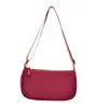 Bolsa de Dumpling novo estilo bolsa transversal feminina bolsa feminina leve de nylon de ombro único bolsa crescente bolsa casual de axila
