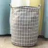 Cesta de lavandería sucia de tela al por mayor del fabricante, cesta de almacenamiento plegable para ropa sucia, contenedor de almacenamiento de muñecas, cesta de lavandería de algodón y lino