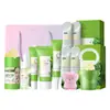 Set de Cuidado de la Piel Combinado Serie Té Verde Laikoufenyi Transfronterizo Hidratante y Humectante Set de Cosméticos Fda