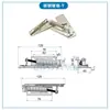 Bisagra de Resorte Simétrica Personalizada Procesamiento Bisagra Plegable Vertical Soporte de Resorte Gabinete Puerta abatible Bisagra de Sofá