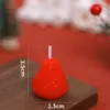Decoración para Pastel de Feliz Año Nuevo 2026 Fuegos Artificiales Acrílico Topper Nochevieja Moño Inserto para Velas Accesorios