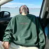 Sudadera pesada para hombre, estilo americano, otoño, holgada, con capucha, manga larga, top casual deportivo, tie-dye, marca de moda, bordada, vintage