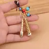 Chaveiro Pingente Torre Wenchang e Caneta Wenchang em Latão Puro, Torre do Aluno Nota 10 e Caneta do Aluno Nota 10, Presente para Alunos do Ensino Médio e Universitários, Pequeno Enfeite de Pendurar