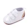 Zapatos antideslizantes para bebé y niño pequeño, suela suave, piel sintética, doble velcro, zapatos para bebé BYQ3201