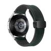 Correa de Reloj Plegable Magnética de Cuero Genuino con Patrón de Caballo Loco para Xiaomi Mi Band 9 Pro Samsung Huawei Watch 54