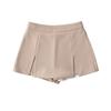 2023 Verano nuevo pantalón falda para mujer dulce y picante falda línea A traje medio largo con bottoms anti-luz falda ajustada de cadera