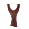 Tirachinas de madera de pera de cártamo estándar para exteriores con banda de goma plana de presión rápida para adultos, tirachinas competitivo de alta precisión, arco completo gratis