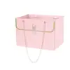Saco de Embalagem de Mão com Flores Amazon Dia das Mães Sacola de Presente Fashion Dia dos Namorados Chinês Caixa de Presente de Mão para Flores Personalizável
