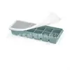 Bandeja de Hielo Grande de Silicona Transfronteriza Molde de Cubitos de Hielo de Grado Alimenticio Molde de Bola de Hielo de Desmoldeo Fácil Congelación Rápida Molde para Hacer Hielo Casero