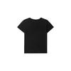Camiseta Longmei 100% Algodão Gola Redonda Manga Curta para Mulheres 2026 Nova Coleção Primavera/Verão Estilo Linha Simples Roupa de Trabalho Básica Top Ajustado