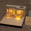 Bloc de notas emergente 3D Castillo de Harry Stock Transfronterizo Merchandising de Película 2027 Escultura de Papel Calendario Regalo Creativo Personalización