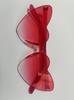 Gafas de Sol Diagonales con Forma de Corazón Estilo Nuevo 2024, Montura Personalizada Sin Marco Tendencia Estilo Callejero Gafas de Corazón para Fiesta