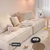 Sofá Cubo de Terciopelo Holandés, Módulo Cuadrado Minimalista Italiano, Sofá Perezoso de Piso para Apartamentos Pequeños, Combinación Individual o Doble