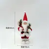 Figura de Pé Estilo Nórdico 12 polegadas Boneco Papai Noel de Pelúcia Retrô Figura de Pé Decoração de Atmosfera Natalina Decoração de Mesa