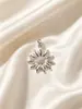 Colgante de Sol con Chapado en Oro de 18 Quilates que Conserva el Color Transfronterizo, Colgante Vintage del Dios Sol Incrustado con Diamantes, Accesorios para Joyería DIY, Suministro de Comercio Exterior