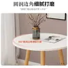 Mesa Redonda Pequeña, Mesa Lateral para Sofá, Mesa Pequeña, Sala de Estar Sencilla, Mirador de Dormitorio, Mesita de Noche Mini, Mesa de Café Redonda para Casa de Alquiler