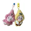 Disfraces de Dibujos Animados Cambiantes de Esponja Hombre Peluche Llavero Decoración de Mochila Colgante Muñeco de Dibujos Animados Pequeño Adorno Colgante