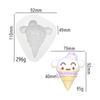 Juguete de Tostada Realista DIY Molde de Silicona Squishy de Helado Muñeco de Dibujos Animados Molde Squishy de Nariz Pequeña