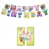 Casa de muñecas Gabby Transfronteriza Suministros para Fiesta de Cumpleaños Infantil Set de Platos de Papel Temáticos Festivos Suministros para Fiesta Platos de Papel