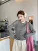 Nuevo Estilo de Otoño Top Cárdigan Rojo Tejido para Mujer Nueva Ropa de Abrigo Suéter de Punto Trenzado Abrigo Atuendo de Principios de Otoño