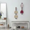 Suporte de Armazenamento de Boné de Beisebol de Madeira, Organizador de Exibição Vertical de Múltiplas Camadas para Parede de Entrada, Suporte de Armazenamento Montado na Parede