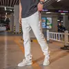 2026 Verão Transfronteiriço Masculino Roupa Retro Calça Branca com Contraste de Cor Moda Versátil Jeans High Street Em Estoque Tendência