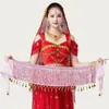 Em Estoque Transfronteiriço Amazonia Dança do Ventre Lantejoula Franja Feminino Cachecol de Quadril Cinto de Cintura de Performance Corrente de Cintura para Dança Indiana
