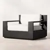Nuevo sofá exterior de aluminio hecho a medida, juego de sofás impermeable y a prueba de sol para jardín y balcón, muebles de jardín