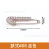 Calça Saia Artefato Apertador de Cintura Cintura Grande Muda para Pequena Alfinetes Roupas Femininas Cardigan Suéter Fivela Antifugitivo Broche Fixo