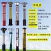 Lâmpada de paisagem solar para rua externa coluna quadrada led estilo chinês antigo 3 m quadrado perfil de alumínio de comunidade lâmpada de jardim