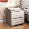 Mesita de Noche Pequeña para el Hogar Simple Moderna Estante de Almacenamiento para Mesita de Noche Armario de Almacenamiento con Cerradura Armario de Almacenamiento para Dormitorio de Alquiler