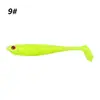 Isca Macia Luya 10cm pé de pato T-tail PVC isca biônica água salgada água doce equipamento de pesca Luya atacado