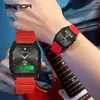 Reloj Cuadrado Marca Sanda, Moderno Reloj Digital Multifuncional con Cronógrafo y Alarma para Hombres y Mujeres, Reloj Deportivo Ligero e Impermeable