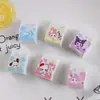 Caja de Leche de Dibujos Animados Linda Tridimensional Accesorios para Joyería DIY Paquete de Materiales Hechos a Mano con Pegamento de Crema Resina Accesorios Pequeños Venta al por Mayor