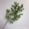 Plantas Verdes, Hierba de Espárrago, Pino Dorado de Mil Capas, Hojas Verdes para Decoración de Techo, Flores Artificiales al por Mayor, Enredaderas de Plantas Verdes Artificiales