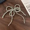 Individual~Nuevo Lazo de Perlas Hecho a Mano DIY Broche de Langosta Hebilla de Zapato Moda Versátil Decoración de Zapato Hebilla de Cordón de Zapato Mujer