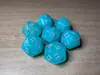 Dados Poliédricos Transparentes de 20 Caras de Colores Mixtos Multicolor para Juegos de Mesa y Juegos de Rol de Mesa, Suministro Directo del Extranjero Dados Acrílicos