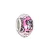 Pulseira diy contas com furo grande acessórios de joalheria resina cortada pulseira com padrão de flor de caju contas soltas para pulseira acessórios em estoque