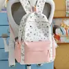 Nova Mochila Ins Fofa de Desenho Animado Estilo Coreano para Mulheres, Mochila Escolar Estudantil de Grande Capacidade com Grafite Fofo, Mochila Doce para Mulheres