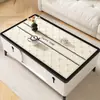 Mantel para Mesa de Café Estilo Chanel, a Prueba de Aceite, Impermeable, No Requiere Lavado, Resistente al Calor, para Mesa de Café de Sala de Estar, Mueble de TV, Mesa de Comedor y Tapete Protector de Superficie de Mesa