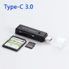 Lector de Tarjetas USB 3.0 Alta Velocidad Dos en Uno MicroSD/TF/SD Tarjeta de Memoria Lector de Tarjetas de Cámara Fabricante Venta al Por Mayor
